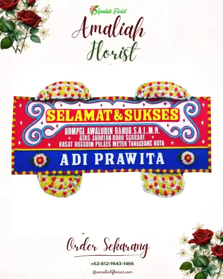 Papan Bunga Ucapan Selamat Harmoni