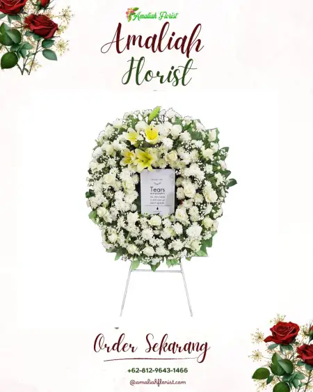 Krans Bunga Duka Harmoni