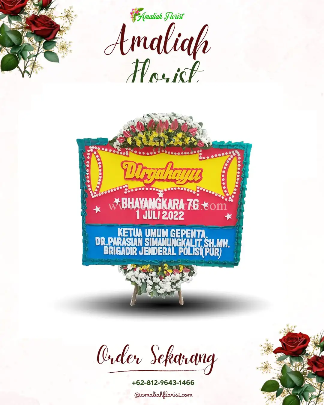 Papan Bunga HUT Ulang Tahun Harmoni